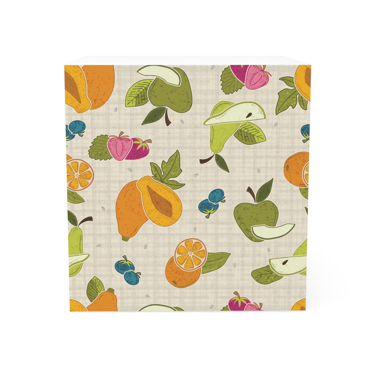 Fruit Bowl Note Cube