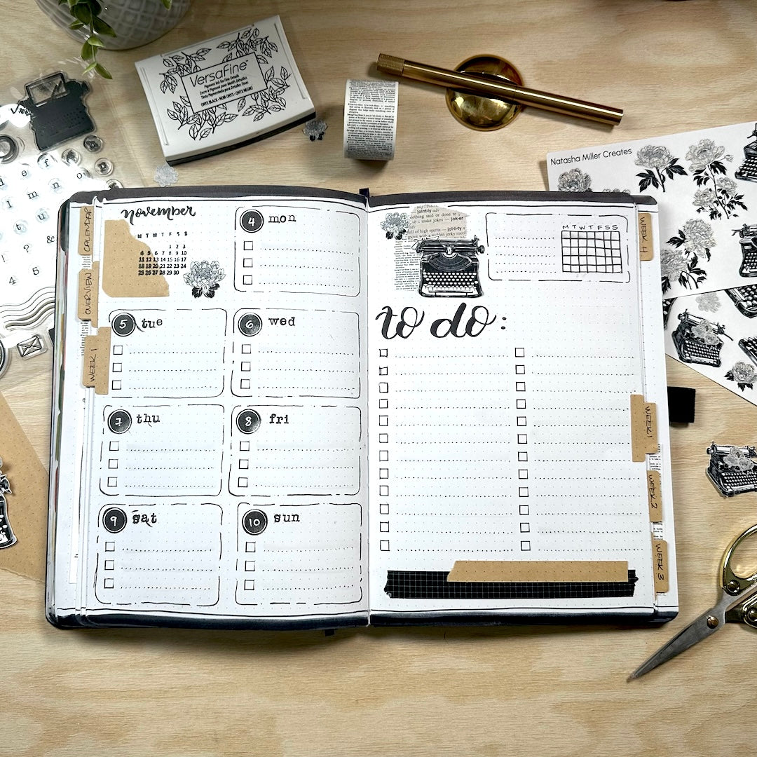 Vintage Typewriter Digital Stickers